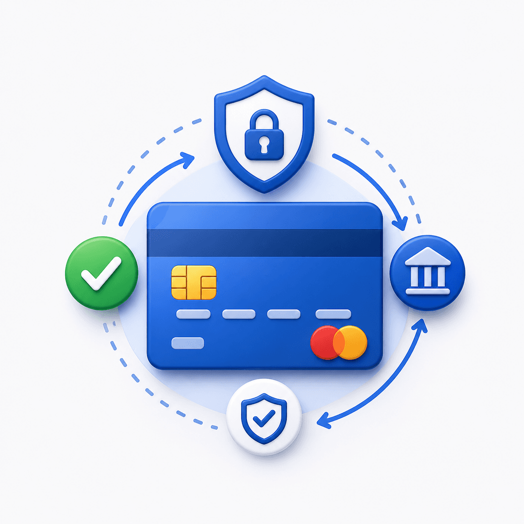 Payment card illustration